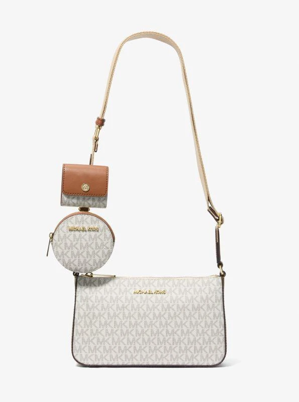 商品Michael Kors|Jet Set Logo Crossbody Bag with Case for Apple Airpods Pro®,价格¥854,第1张图片详细描述