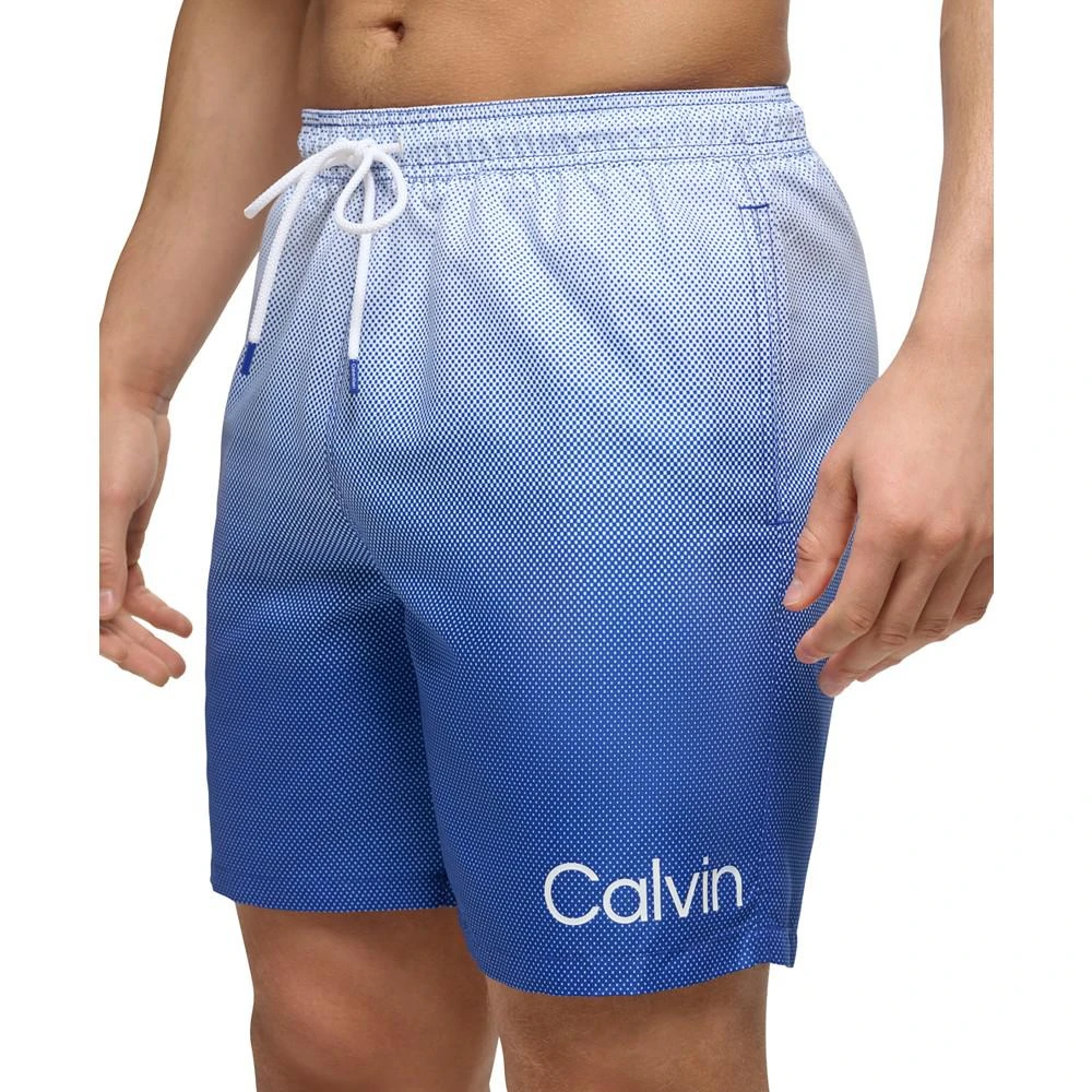 商品Calvin Klein|Men's 7" Gradient Dot Swim Shorts, Created for Macy's,价格¥136,第3张图片详细描述