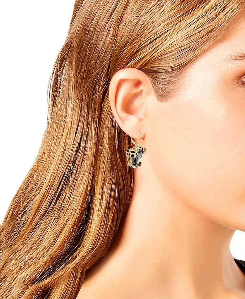 商品Betsey Johnson|Leopard Heart Drop Earrings,价格¥260,第2张图片详细描述