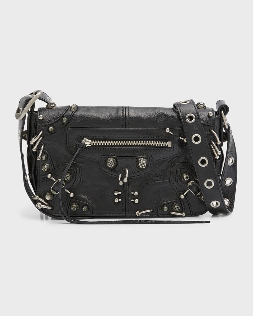 【BALENCIAGA】LE CAGOLE XS FLAP BAG Black 'Le Cagole' XS Flap Bag by Balenciaga on Sale
