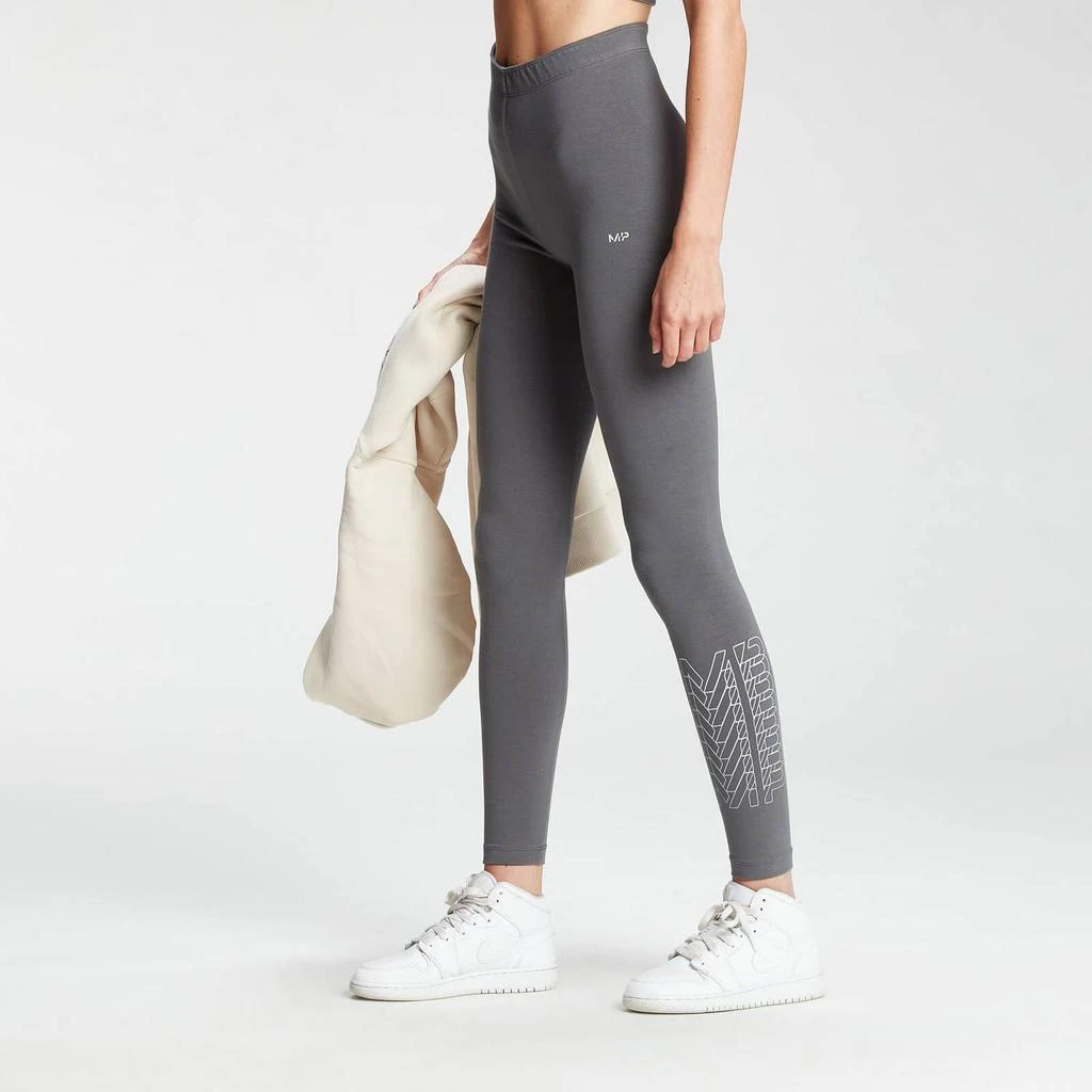 商品Myprotein|MP Women's Repeat MP Leggings - Carbon,价格¥86,第1张图片