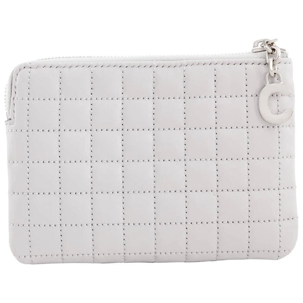 商品Celine|Celine Quilted Calfskin Pouch- Light Grey,价格¥1345,第3张图片详细描述