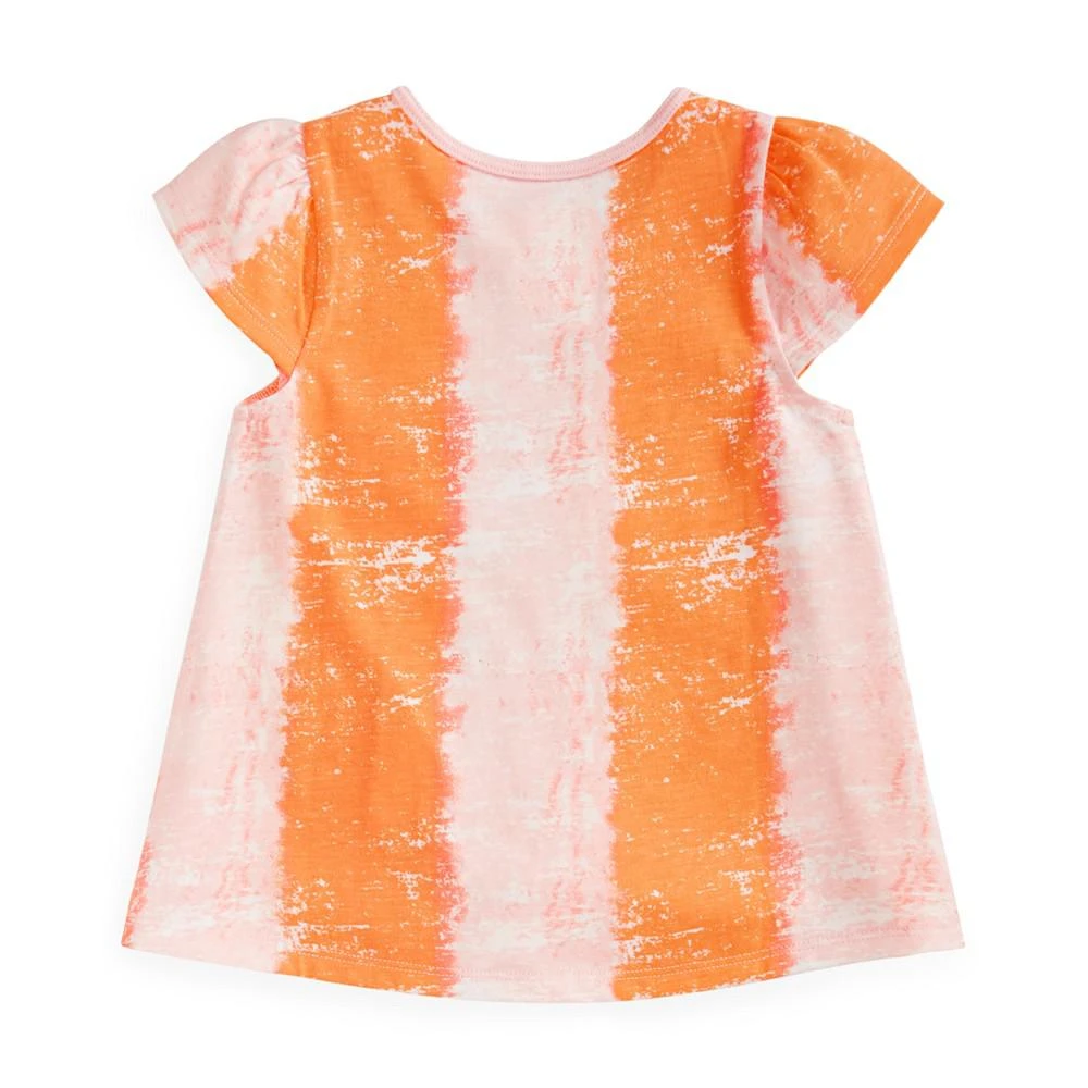商品First Impressions|Baby Girls Tropical Smudge T-Shirt, Created for Macy's,价格¥15,第2张图片详细描述