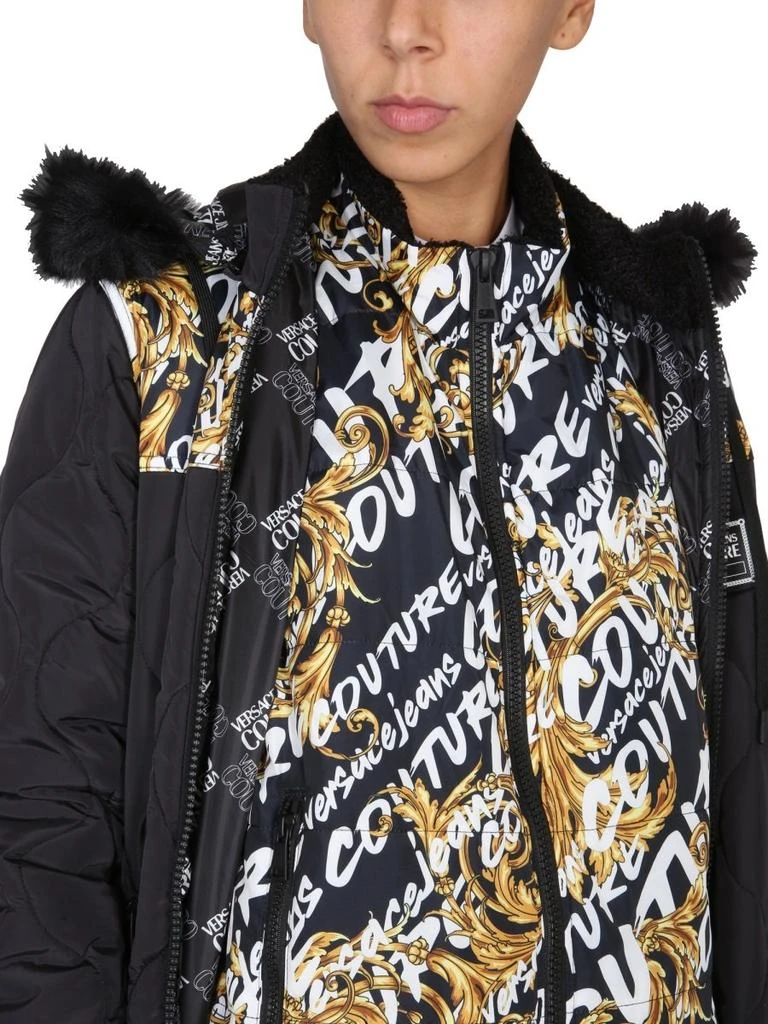 Versace Jeans Couture Baroque Detailed Hooded Parka 商品