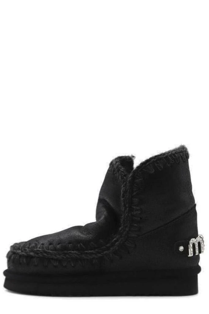 商品Mou|Mou Eskimo 18 Logo Embellished Chunky Snow Boots,价格¥1747,第2张图片详细描述