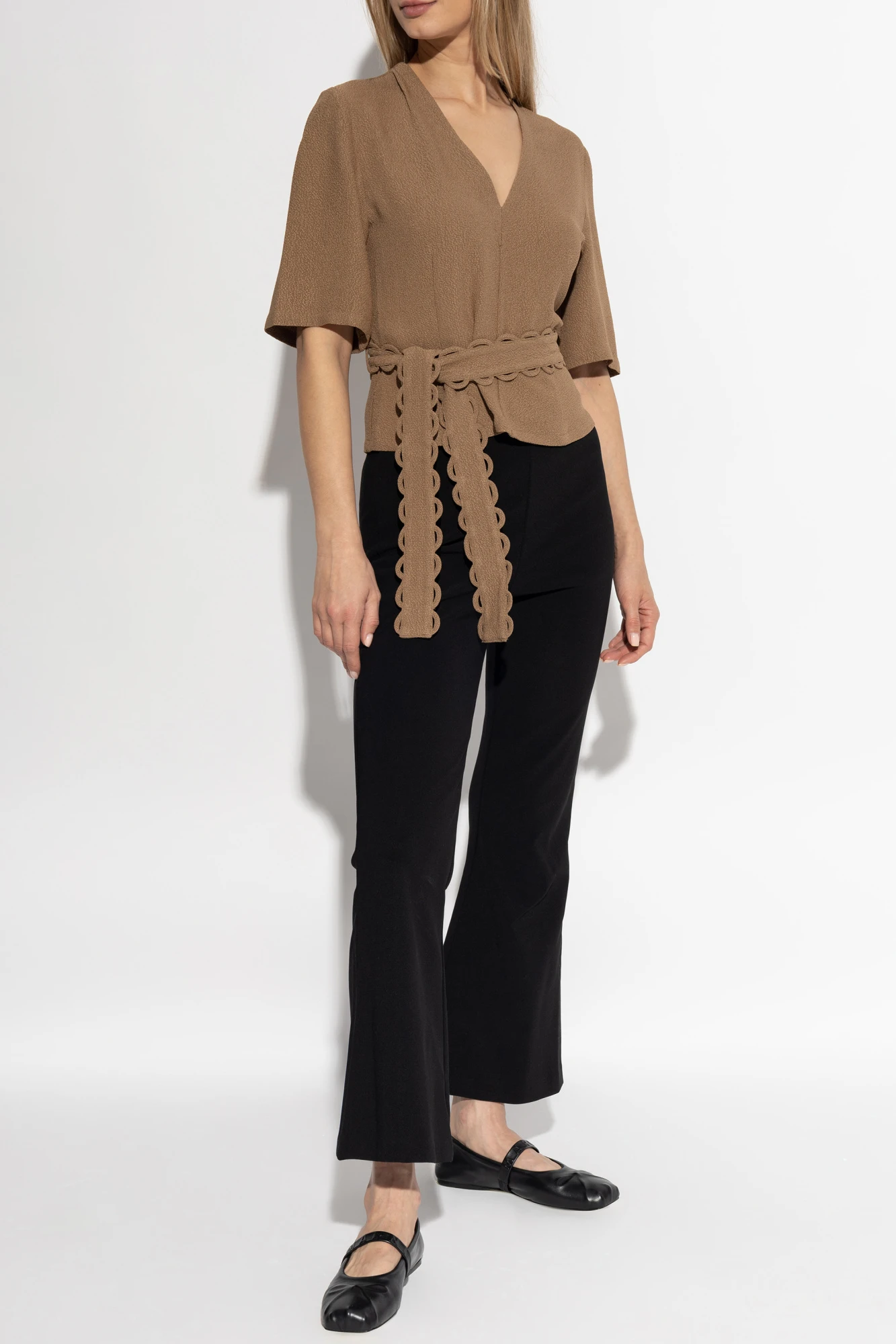 商品【商品预售7天】 BY MALENE BIRGER|BY MALENE BIRGER 女士背心吊带 102596010J 棕色,价格¥1578,第3张图片详细描述