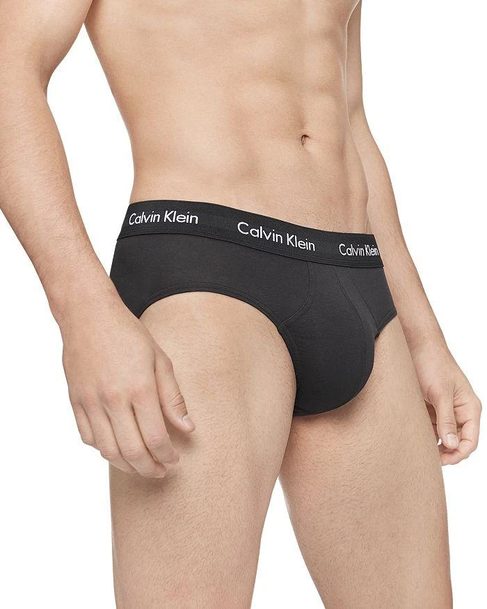 商品Calvin Klein|Cotton Stretch Moisture Wicking Hip Briefs, Pack of 3,价格¥356,第2张图片详细描述