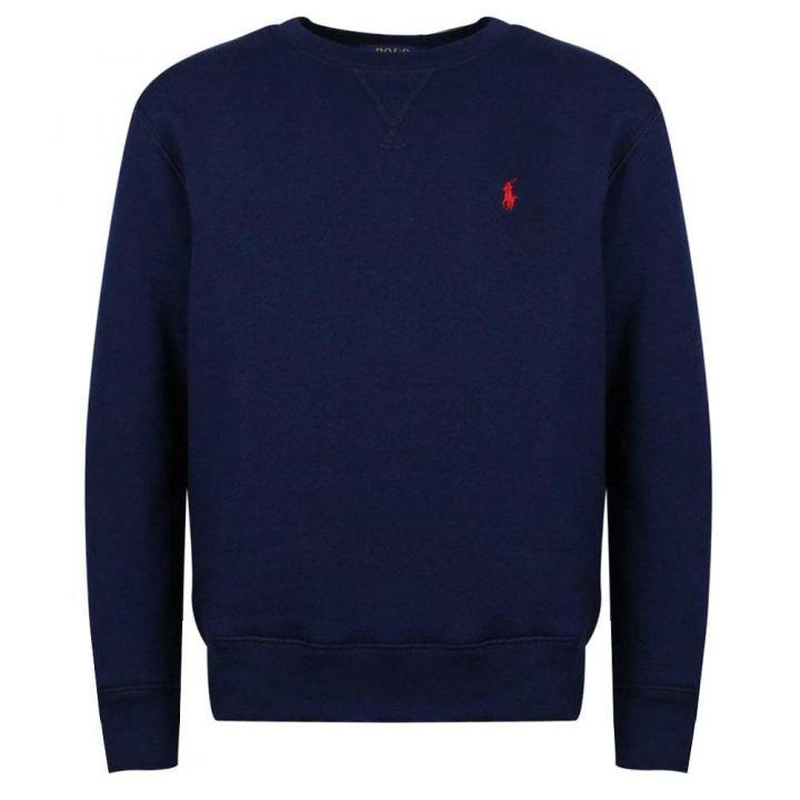 Pony Logo Sweatshirt Navy商品第1张图片规格展示