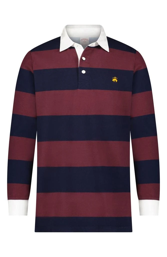 商品Brooks Brothers|Stripe Long Sleeve Rugby Shirt,价格¥398,第1张图片