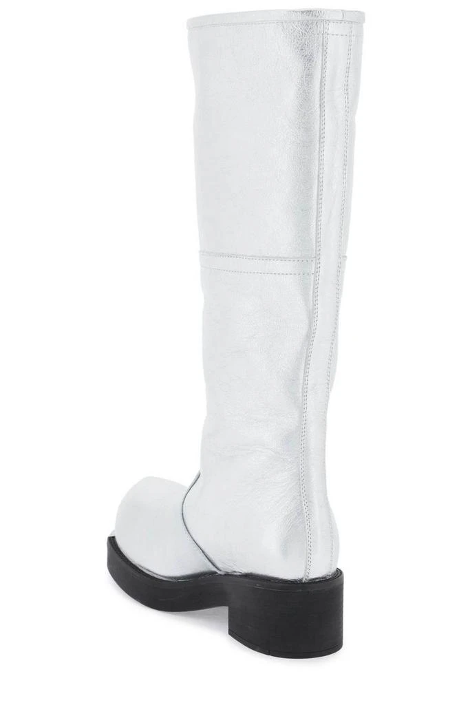 商品MM6|MM6 Maison Margiela Round Toe Knee-High Boots,价格¥5088,第3张图片详细描述