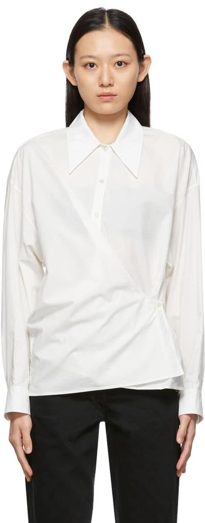 商品Lemaire|White Twisted Shirt,价格¥1553,第1张图片