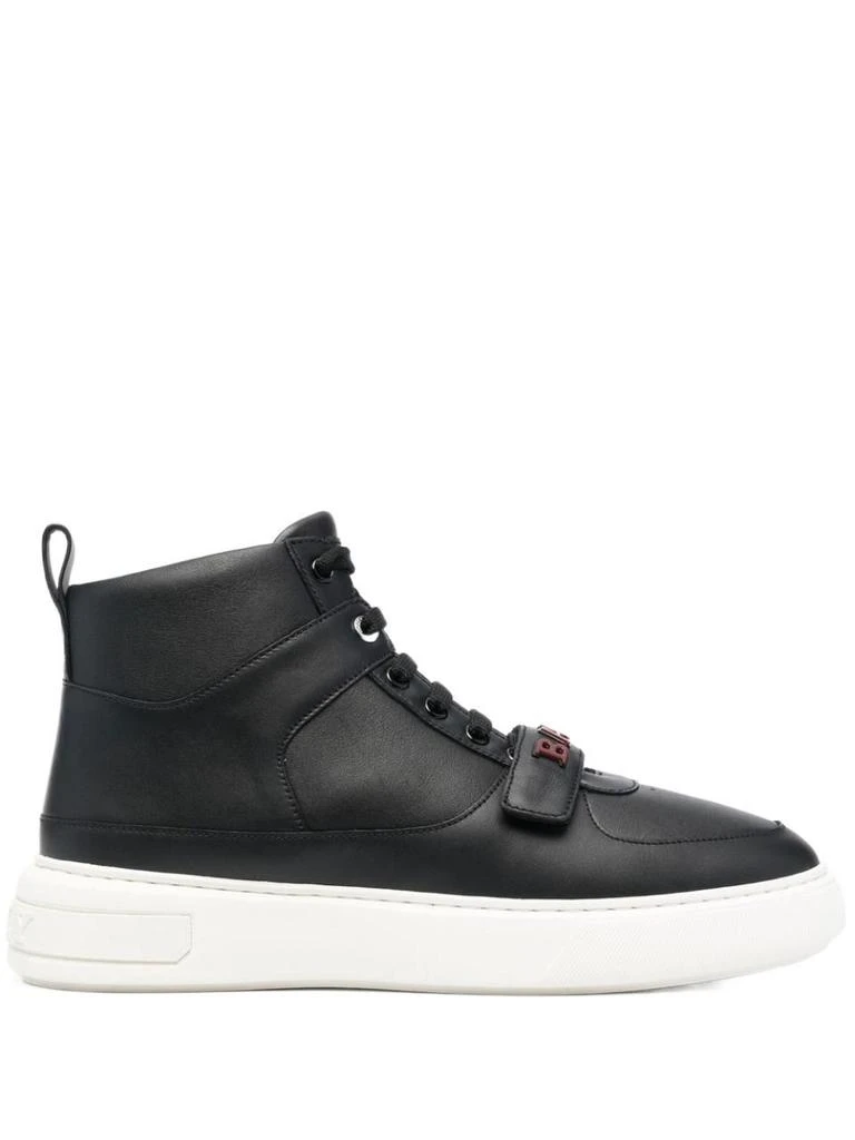 商品Bally|Bally Men's Black Other Materials Sneakers,价格¥5602,第1张图片