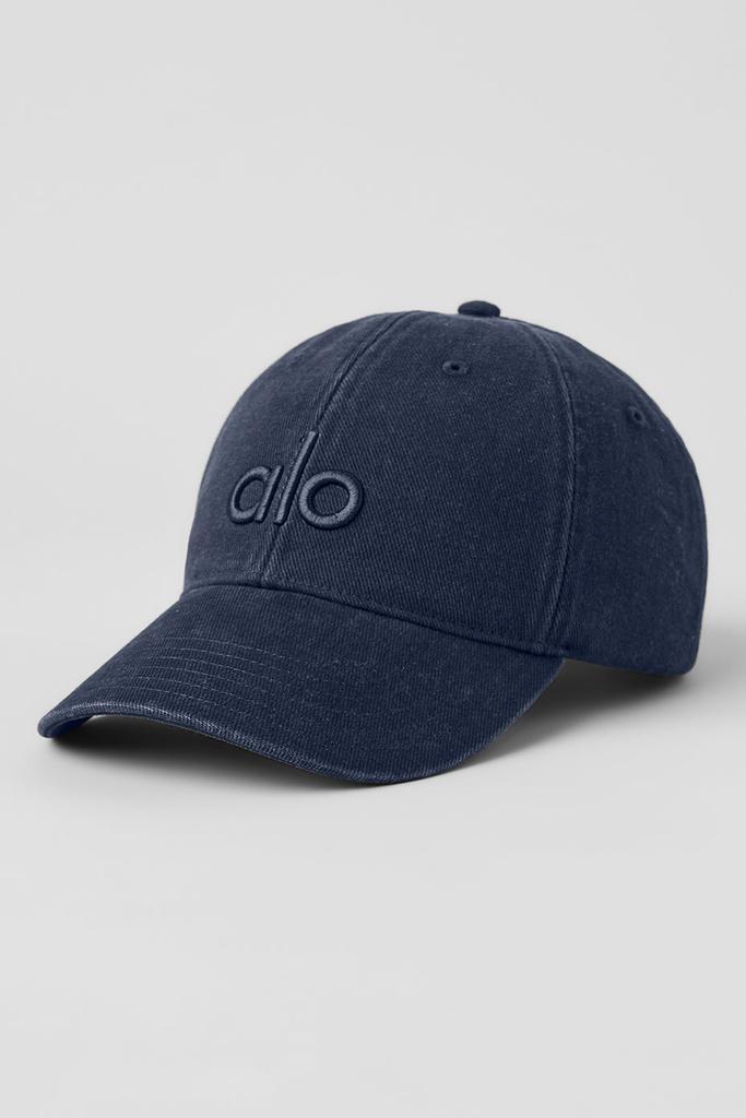 【alo 限定色再入荷】Washed Off-Duty Cap Washed Off-Duty Cap - Vintage Black | ALO