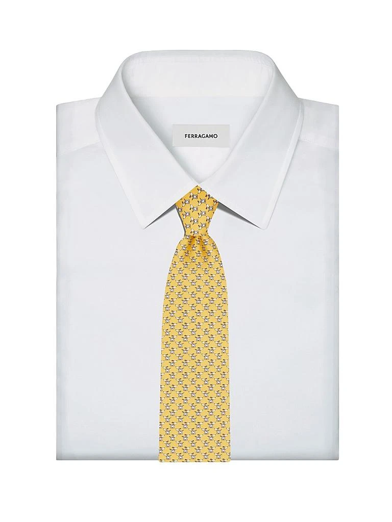商品Salvatore Ferragamo|Oreste Woven Silk Tie,价格¥1771,第2张图片详细描述