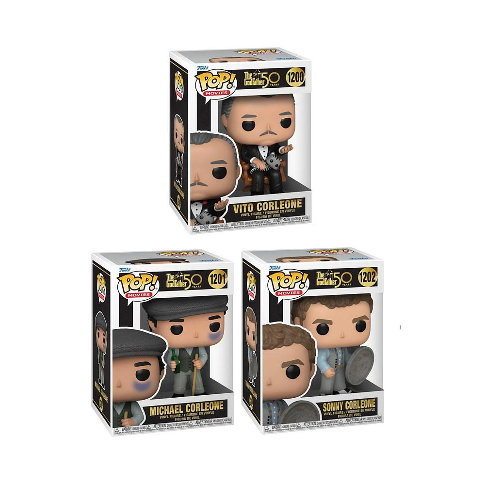 商品Funko|Pop Movies The Godfather 50th Anniversary Collectors 3 Figure Michael Vito Sonny Set,价格¥278,第2张图片详细描述