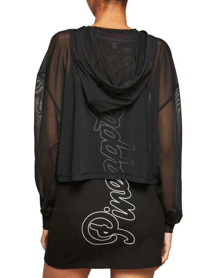 商品Miss Selfridge|Mesh Cropped Hoodie,价格¥63,第3张图片详细描述