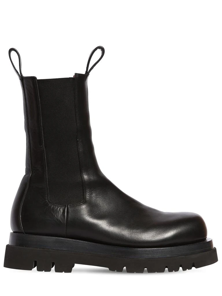 商品Bottega Veneta|Lug High Leather Chelsea Boots,价格¥11212,第1张图片