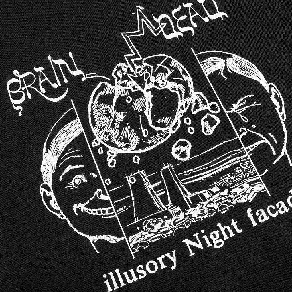 Brain Dead Night Facade T-Shirt - Black商品第3张图片规格展示