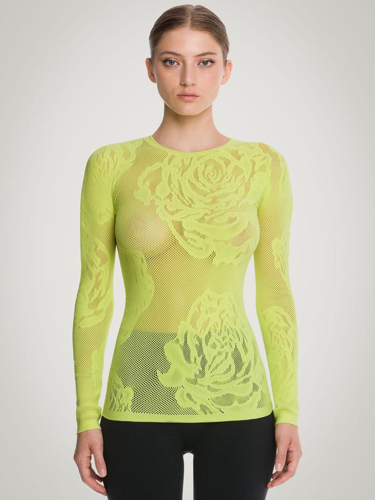 商品Wolford|Rose Fishnet Long Sleeved Top,价格¥1695,第1张图片