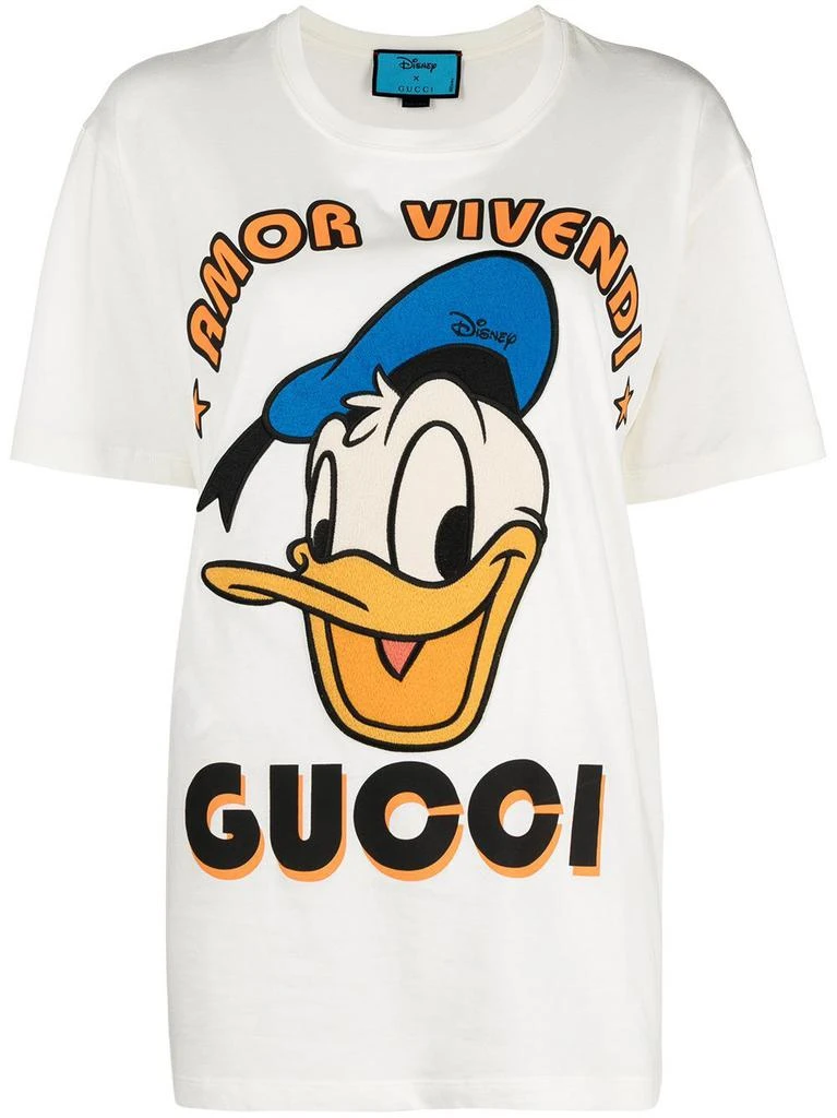 商品Gucci|Disney x gucci donald duck t-shirt,价格¥4146,第1张图片
