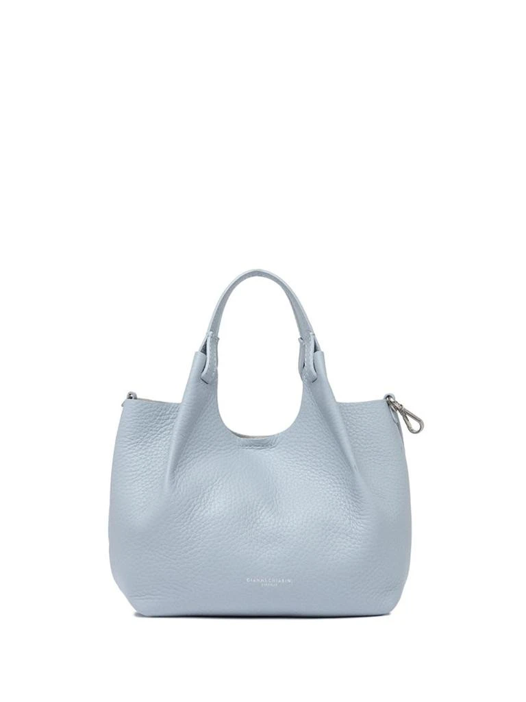 商品GIANNI CHIARINI|Dua Light Blue Leather Shoulder Bag,价格¥2147,第1张图片