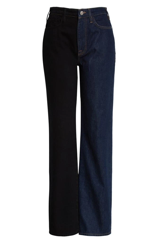 商品FRAME|Le Jane Colorblock High Waist Relaxed Jeans,价格¥478,第5张图片详细描述