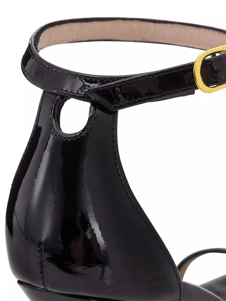 Nudistcurve Patent Leather Ankle-Strap Stiletto Sandals 商品