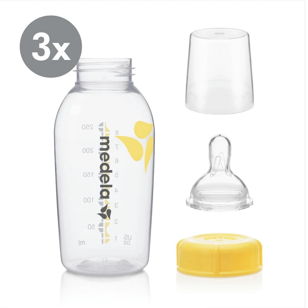 商品Medela|Medela Breastmilk Bottle Set, 8 Ounce,价格¥126,第2张图片详细描述