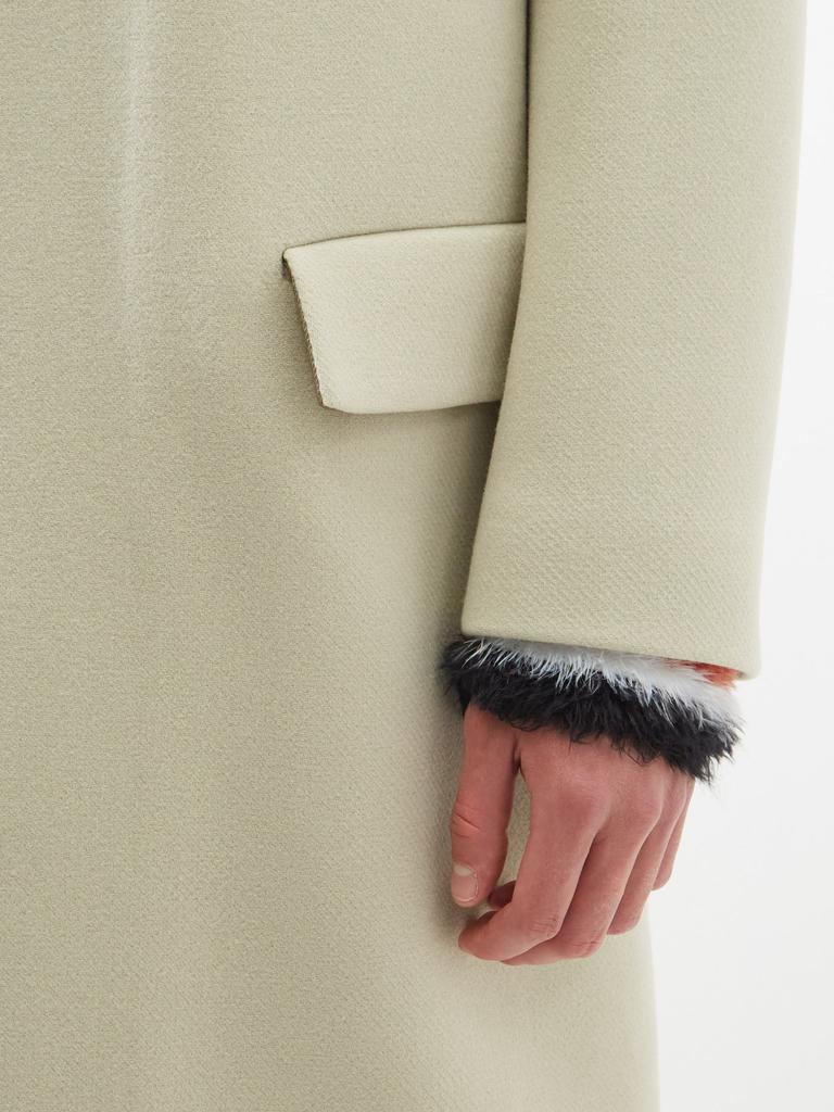 Tailored wool-blend twill overcoat商品第4张图片规格展示
