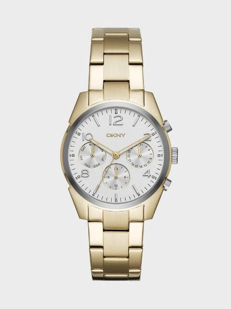 商品DKNY|Crosby Gold-Tone Multifunction Watch,价格¥1126,第1张图片