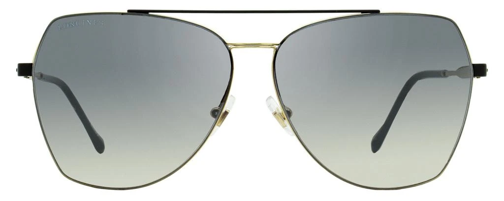商品Longines|Longines Women's Navigator Sunglasses LG0020H 32C Gold/Black 60mm,价格¥878,第2张图片详细描述