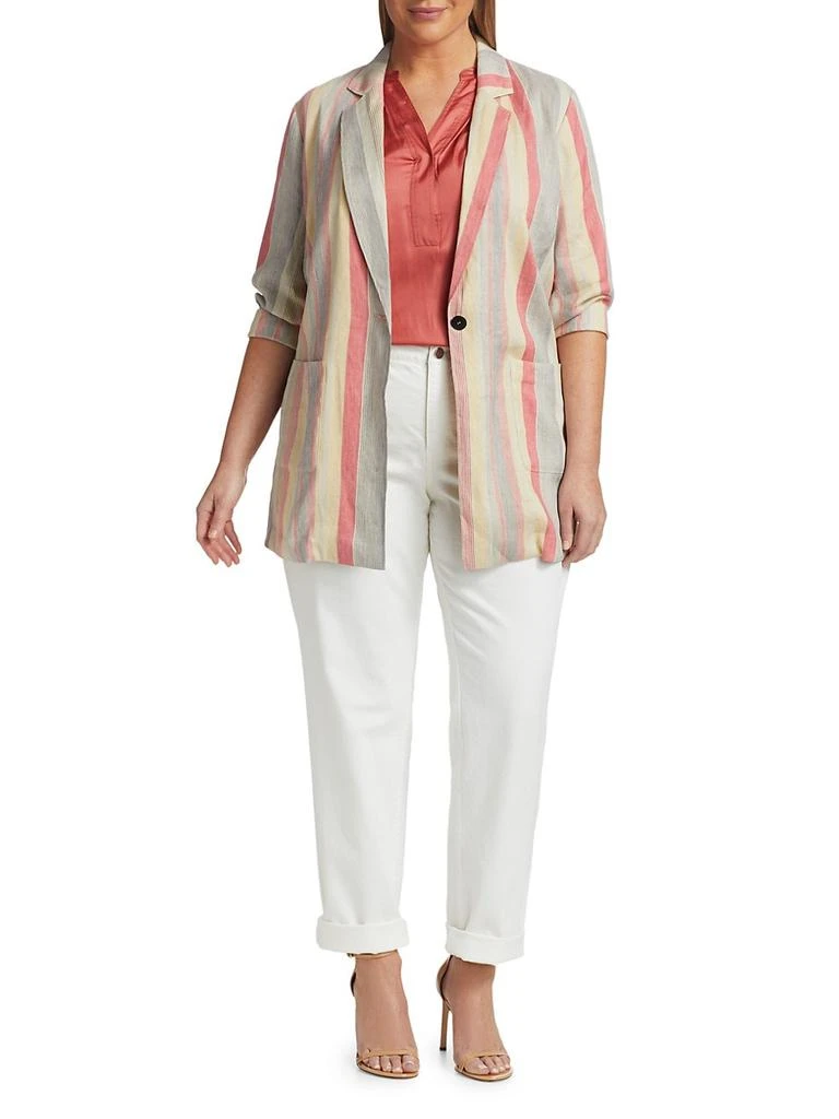 商品NIC+ZOE|Sweetclover Striped Blazer,价格¥882,第2张图片详细描述