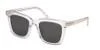 商品Tom Ford|Tom Ford Grey Square Unisex Sunglasses FT0970-K 26A 52,价格¥1343,第1张图片