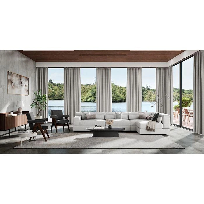 Taylor Light Filtering 3-in-1 Single Curtain Panel, 50" x 96" 商品