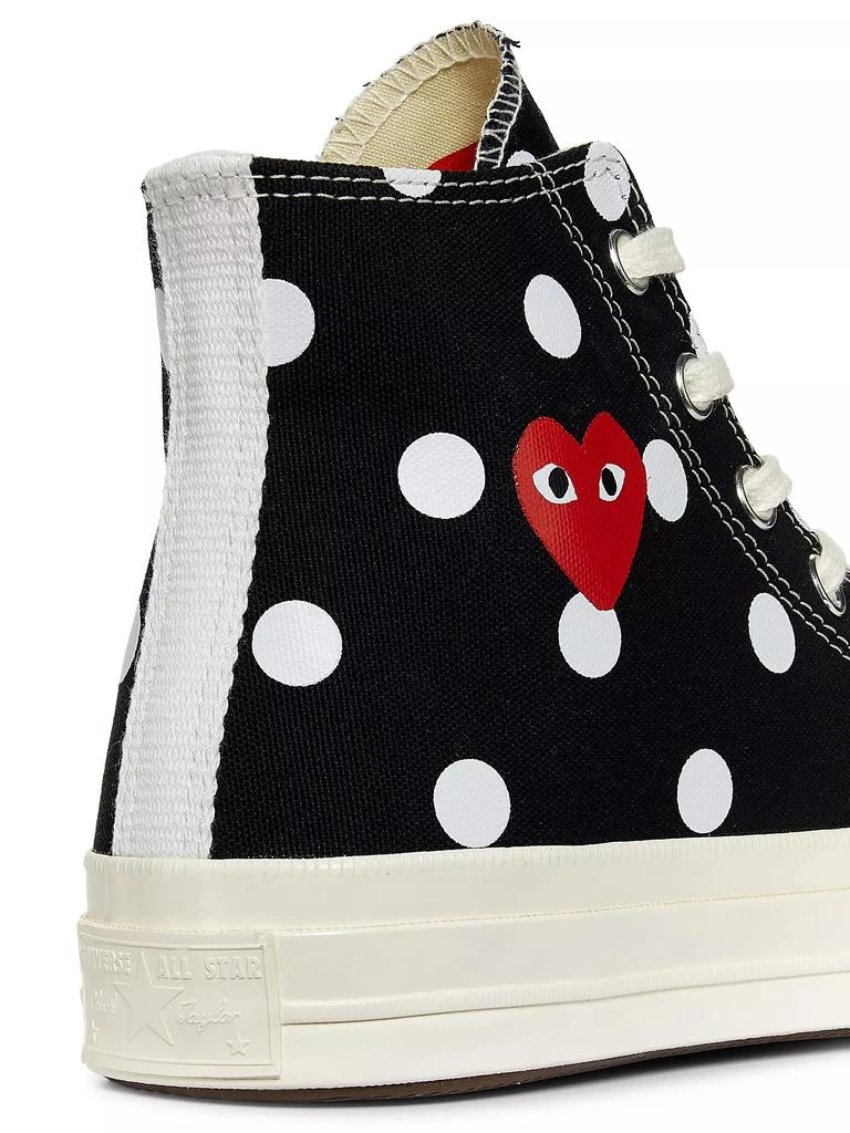 商品Comme des Garcons|CdG Play x Converse Women's Polka Dot High-Top Sneakers,价格¥1129,第5张图片详细描述