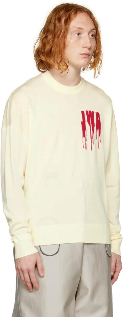 商品JW Anderson|Off-White Intarsia Sweater,价格¥1112,第2张图片详细描述