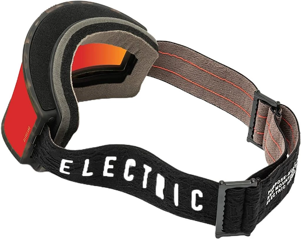 商品Electric|Kleveland Goggles - Black Tort Nuron - Red Chrome - Unisex,价格¥393,第2张图片详细描述