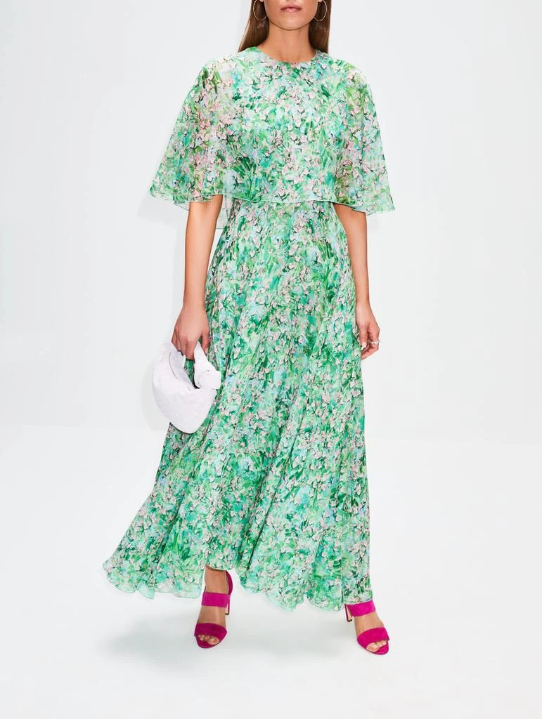 商品Giambattista Valli|Silk Capelet Maxi Dress,价格¥9178,第2张图片详细描述
