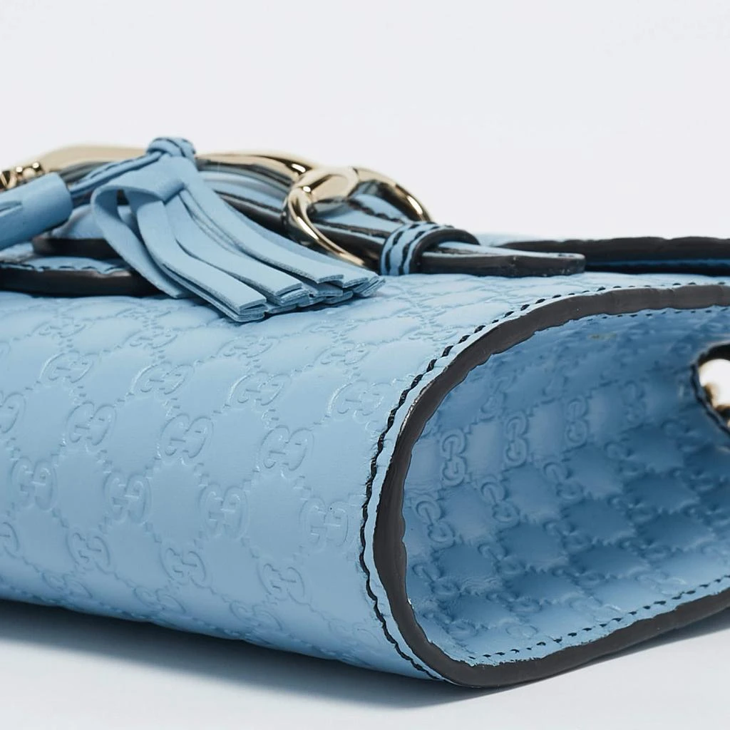 Gucci Light Blue MIcroguccissima Leather Mini Emily Chain Shoulder Bag 商品