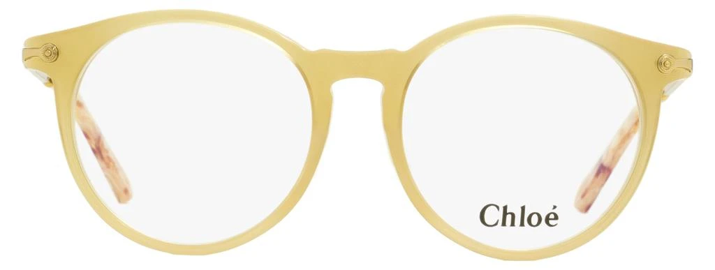 商品Chloé|Women's Oval Eyeglasses CE2735 279 Sand 52mm,价格¥628,第2张图片详细描述