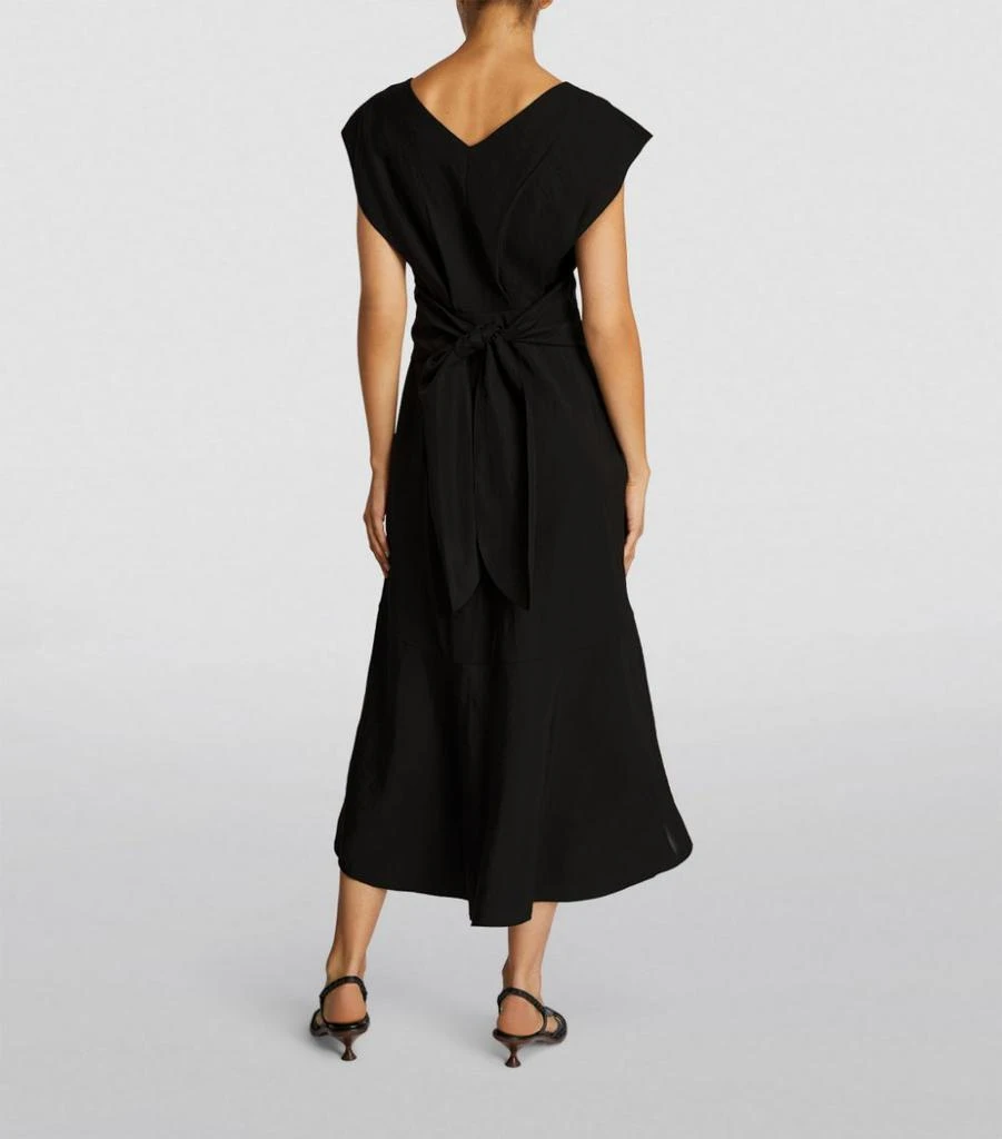 商品Vince|Tie-Back V-Neck Dress,价格¥4419,第3张图片详细描述