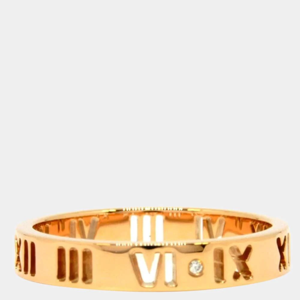 商品[二手商品] Tiffany & Co.|Tiffany & Co. Atlas 18K Rose Gold Diamond Ring EU 53,价格¥5940,第3张图片详细描述