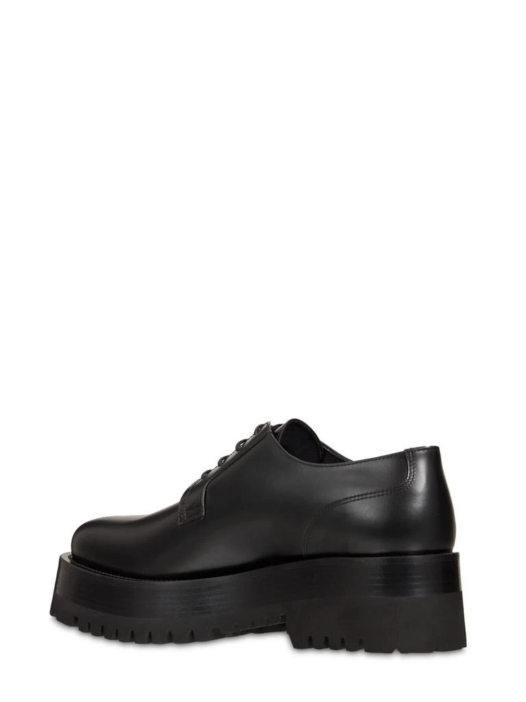 商品Valentino|Chunky Leather Derby Lace-up Shoes,价格¥3790,第3张图片详细描述