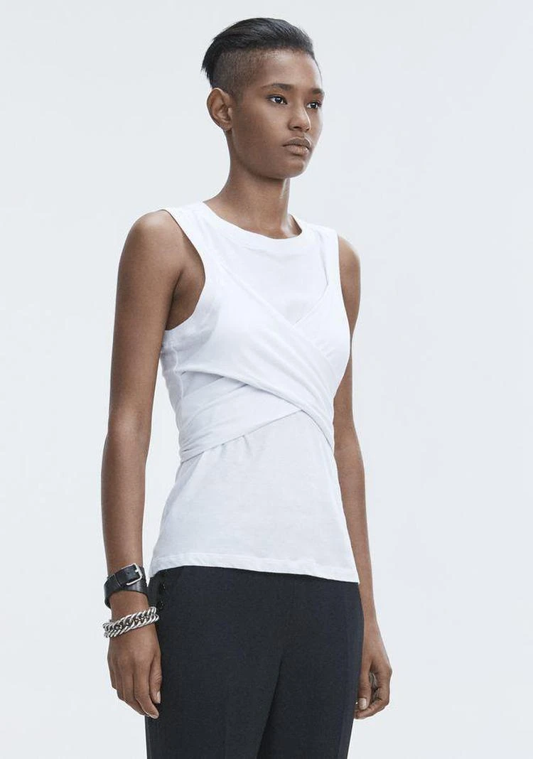 商品Alexander Wang|HIGH TWIST TANK,价格¥528,第5张图片详细描述