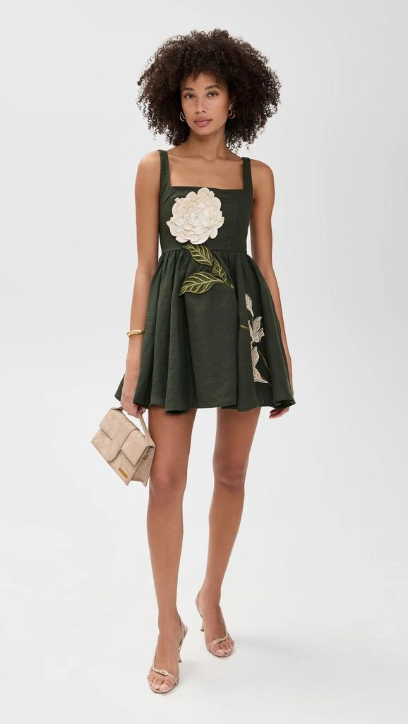 商品Agua by Agua Bendita|Hierbabuena Gardenia Cover Up Dress,价格¥5649,第4张图片详细描述
