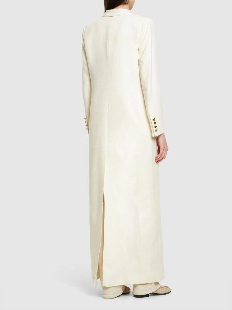 商品BLAZÉ MILANO|Venus Viscose & Silk Long Coat,价格¥10852,第3张图片详细描述