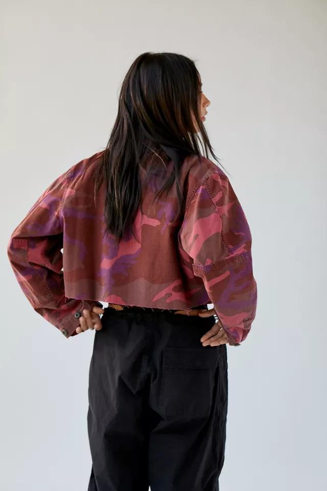 Urban Renewal Remade Overdyed Raw Crop Camo Jacket商品第2张图片规格展示