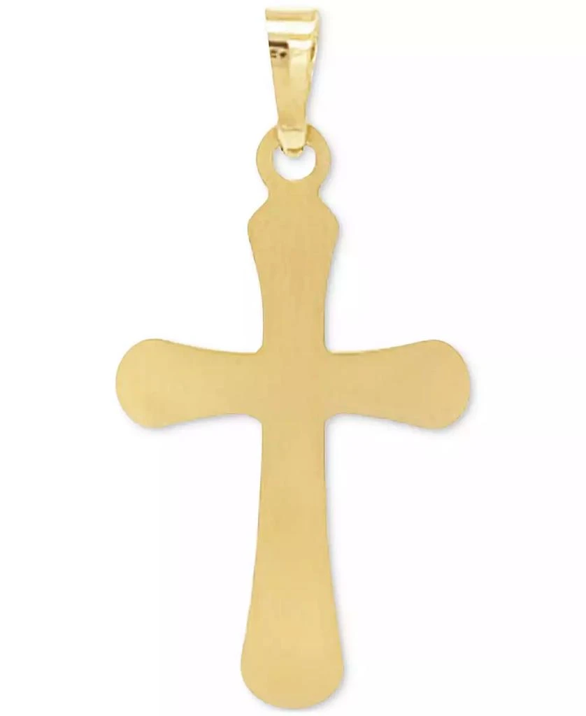 商品Macy's|Rounded Cross Pendant in 14k Yellow Gold,价格¥791,第2张图片详细描述