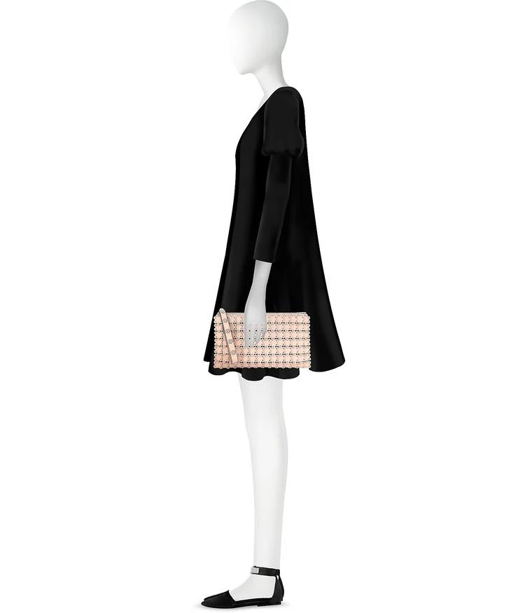 商品RED Valentino|RED Valentino 花卉拼图皮革手拿包,价格¥1872,第3张图片详细描述
