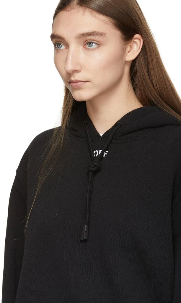 商品Off-White|Black Diag Crop Hoodie,价格¥5533,第4张图片详细描述